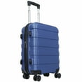 thumbnail image 2 of PRZL 21in Hardside Expandable Luggage, Waterproof Suitcase with Spinner Wheels&Height Adjustable Handle for Travel, Business Trips (Navy Blue), 2 of 13