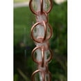 thumbnail image 4 of Double Loop Copper Rain Chain, 4 of 5