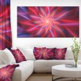 thumbnail image 1 of Shining Red Purple Exotic Flower - Floral Canvas Art Print, 1 of 3