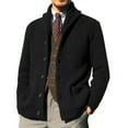thumbnail image 5 of New Sweater Men's Euro American Solid Long Sleeve Knitted Cardigan, 5 of 5