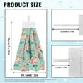 thumbnail image 7 of ZIATUBLES Butterfly Floral Dish Towels for Kitchen with Snap Button Hanging Dual-Purpose Hand Towel Absorbent Bathroom Hand Bath Towel Pack of 3 Soft Hanging Kitchen Hand Towels Decoration, 7 of 7