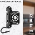 thumbnail image 6 of LEORX Vintage Decorative Phone Retro Corded Phone ABS Retro Communication Home Desk Decoration 1Pack, 6 of 6