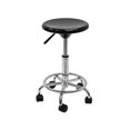 thumbnail image 2 of Studio Designs Round Studio Stool - Chrome - Black, 2 of 4