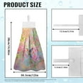 thumbnail image 7 of ZIATUBLE Hummingbird Flower Hanging Kitchen Dish Towel Soft Hand Towels with Hanging Loops Dish Cloths Towel 2 Pieces Set Quick Dry Hand Towels for Kitchen Decorative Dish Hand Towel, 7 of 7