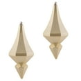 thumbnail image 5 of Vickerman 8" Champagne Candy Finish Diamond Finial Ornament, Pack of 2, 5 of 6