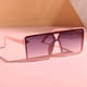 thumbnail image 4 of SAYOO Gafas de sol de moda para niños Gafas de montura cuadrada de triángulo plano simple con protección UV 400 SAYOO  Moda, 4 of 9