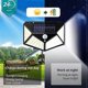thumbnail image 4 of Outdoor 3-Head Solar Light LED PIR Motion Sensor Garden Wall Security Lamp, 4 of 4