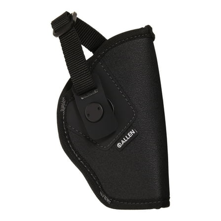 Allen Company Magnetic Quick Release Firearm Hip Holster, 4"-5," Black, Polyester, 0.26 lb