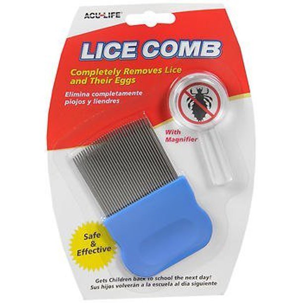 AcuLife Lice Comb with Magnifier Glass