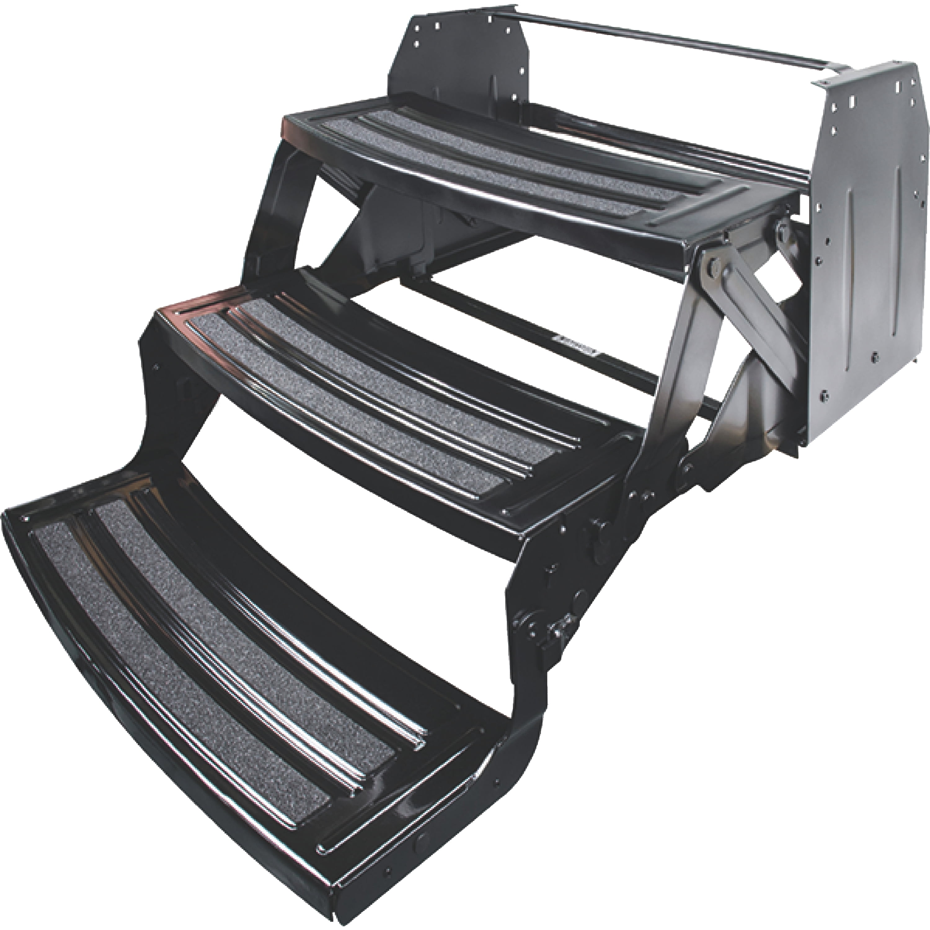 RV Trailer STROMBER 4 Manual Folding Steps 24 Inch Width Entry Step