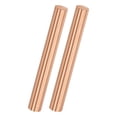thumbnail image 1 of Uxcell 2-Pack Copper Round Rod 12mm x 100mm T2 Copper Stock, 1 of 7