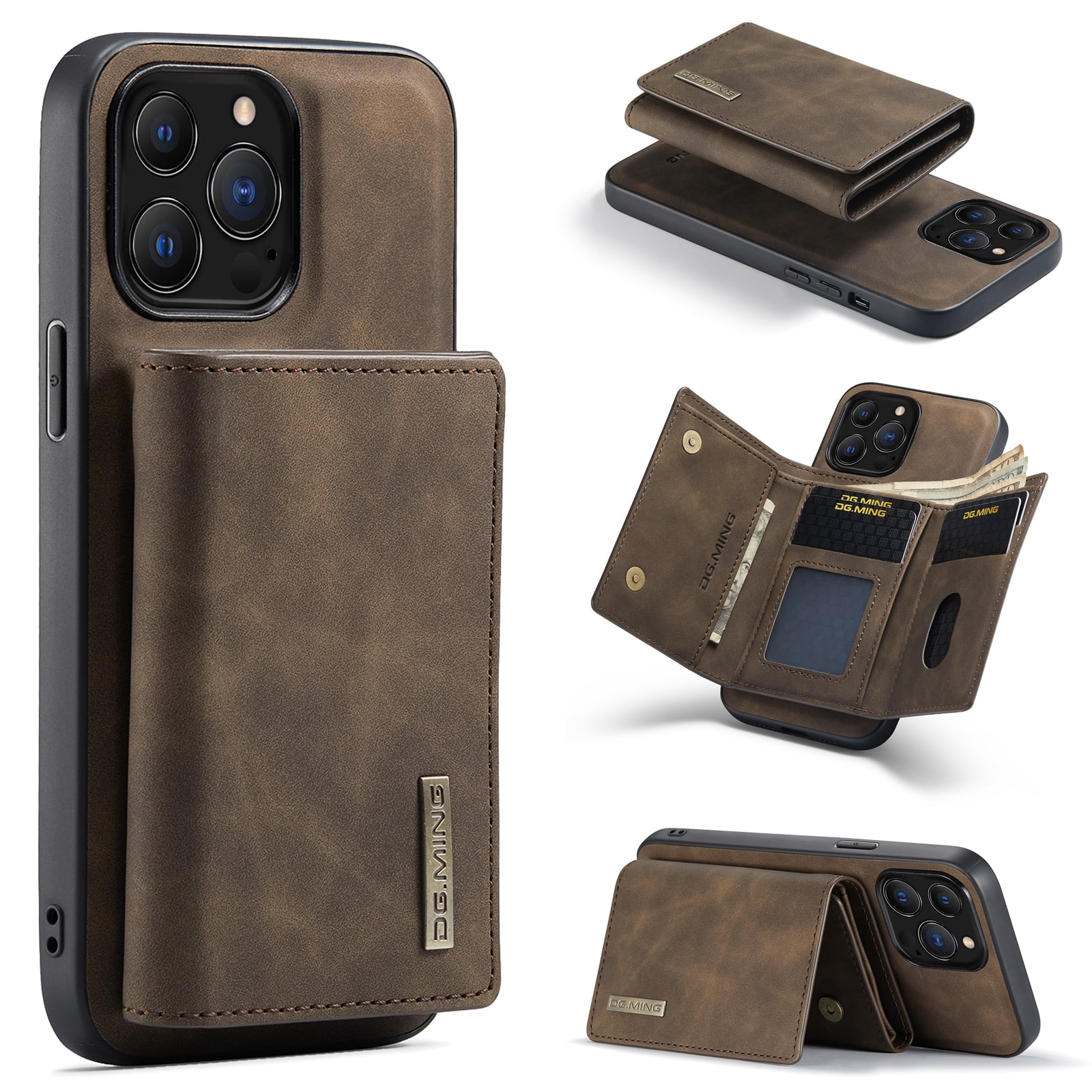 Atiptop Designer Crossbody Wallet Case for iPhone 13 Pro Max