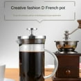 thumbnail image 3 of 2X Cafeteras de Prensa Francesa Cafetera de Vidrio de Acero Inoxidable Cafetera Manual Multifuncional Accesorios de Café 350 Ml, 3 of 5