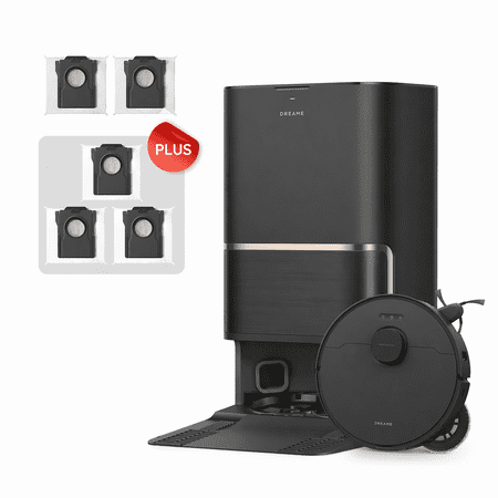 DREAME L60 Ultra FE Robot Vacuum and Mop with 30000Pa Suction, Auto-Empty and 100℃ Self-Cleaning Mop, Obstacle Avoidance and 360° Navigation, Corner to Edge Deep Cleaning, TriCut Brush, Black