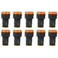 thumbnail image 3 of Led Power Indicator Light Power Indicator Light Power Signal Light Signal Light Semiconductor Energy Saving Lamp 10Pcs BERM LED Power Indicator Light  PC Flame Retardant Shell 22mm, 3 of 8
