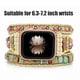 thumbnail image 1 of Correa de reloj trenzada Jadeshay con cuentas bohemias para iWatch Series 7 6 5 4 3 2 1 SE, 1 of 8