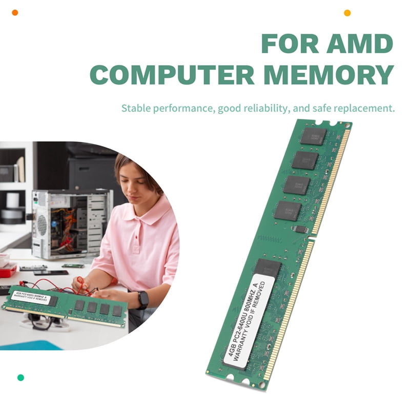4X 4Gb 4G Ddr2 800Mhz Pc2-6400 Computer Memory Ram Pc Dimm 240-Pin Compatible  Platform for  Dedicated