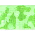 thumbnail image 1 of Ahgly Company Indoor Rectangle Abstract Green Modern Area Rugs, 4' x 6', 1 of 4