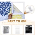 thumbnail image 4 of Uxcell Dishwasher Cover, 19 x 24 Inch Hook & Loop Dishwasher Decorative Cover Door Front Washers Fridge Panel Decal Sticker for Home Kitchen Appliance, Beige Checkered, 4 of 6