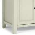 thumbnail image 4 of Amherst 54 inch Wide Solid Wood TV Stand in Antique White For TVs up to 60 inches, 4 of 15