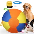 thumbnail image 1 of Herding Ball for Dogs Calming Ball with Cover Handle Inflatable Training Ball for Large Breeds Small Medium Dogs Active Play Exercise, 1 of 8