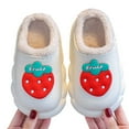 thumbnail image 7 of Huanglei Girls Slippers Warm Winter Fuzzy Lined Indoor Outdoor Comfortable Soft Sole Kids Shoes For Toddler And Little Girls, 7 of 7