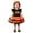 czb# Black312, variant on CUZIBR Toddler Girls Halloween Outfits Fly Sleeve Pumpkin Print Top Ruffles Layered Tulle Skirt With Cute Bow Headband Kids Party Set,Black,2-3 Years