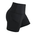 thumbnail image 7 of XuJwPNcy High Waist Biker Shorts for Women with Pockets Super Soft Yoga Workout Gym Bike Shorts Solid Short Leggings, 7 of 7
