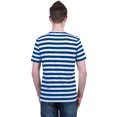 thumbnail image 3 of CamiseDe Rayas De ManCorCon Cuello Redondo PaHombre Azul Real 50, 3 of 7