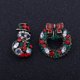 thumbnail image 3 of Broche Pin de Rhinestone Sunnimix 2pcs Árbol de Navidad Regalo y guirnalda, 3 of 5