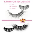 thumbnail image 4 of False Eyelashes Natural Look 10mm Short Very Small False Lashes Wispy with 0.10mm Thin Band Every Day Naturales Fake Eye Lash Strips 10 Pairs Pack(FR105), 4 of 6