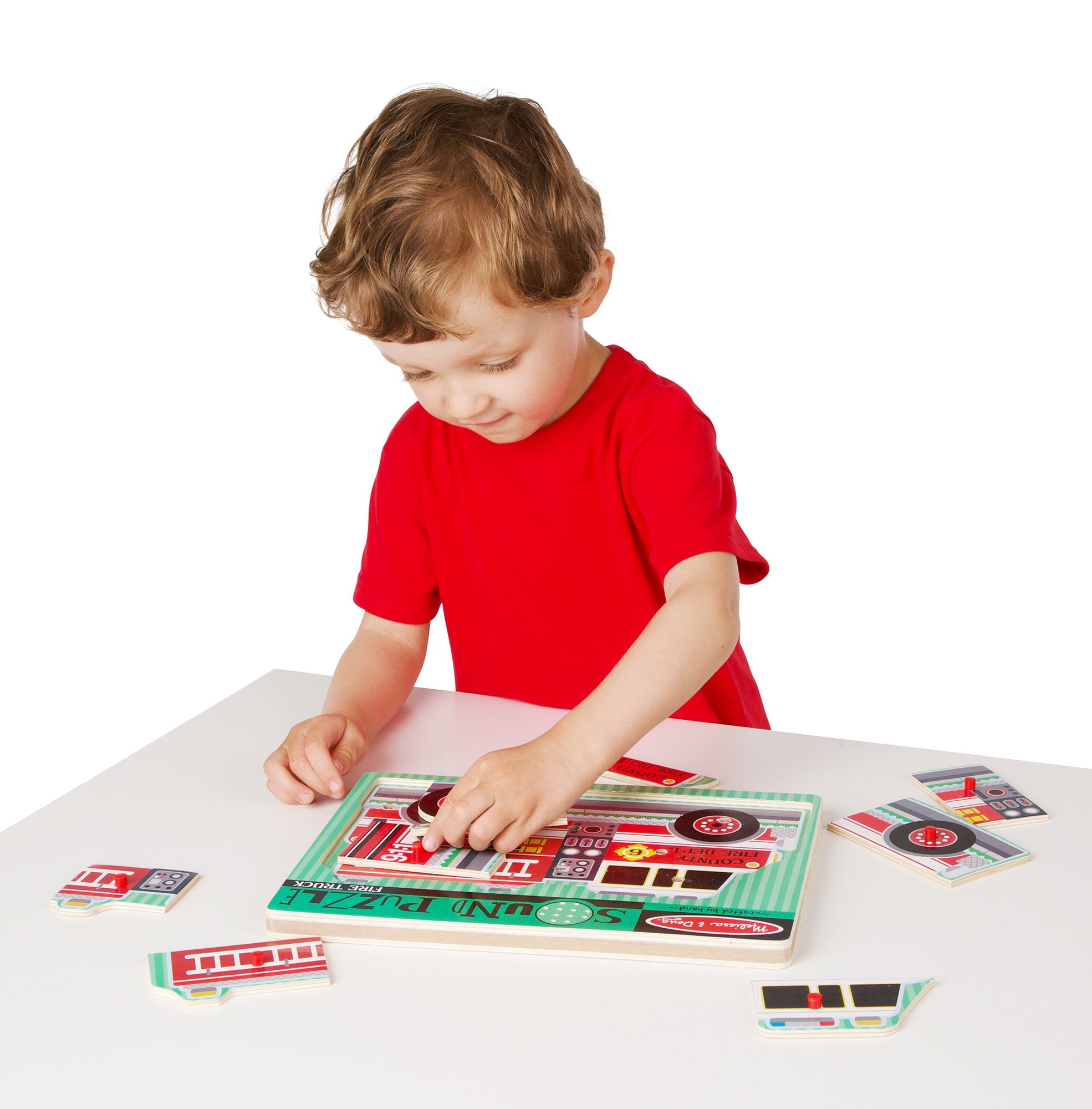 melissa and doug fire truck sound puzzle