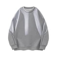 thumbnail image 2 of RongHuan Men's Crewneck Sweatshirt Casual Long Sleeve T-Shirt Comfy Basic Pullover Shirt Athletic Running Tops, 2 of 4