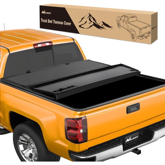 Nilight Hard Tri-fold Truck Bed Tonneau Cover Fits for Chevy Silverado 1500/GMC Sierra 1500 2019 2020 2021 2022 2023 2024 2025-6.7ft