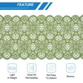 thumbnail image 4 of Lace Ribbon 10 Yards 7 Inch Lace Flower Trim for Craft Headbands Wedding Army Green, 4 of 5