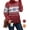 Christmas Snowflake Red, variant on Asklazy Women's Turtleneck Sweater Long Sleeve Cozy Warm Casual Lightweight Soft Pullover Jumper Tops,US Size,Black,M