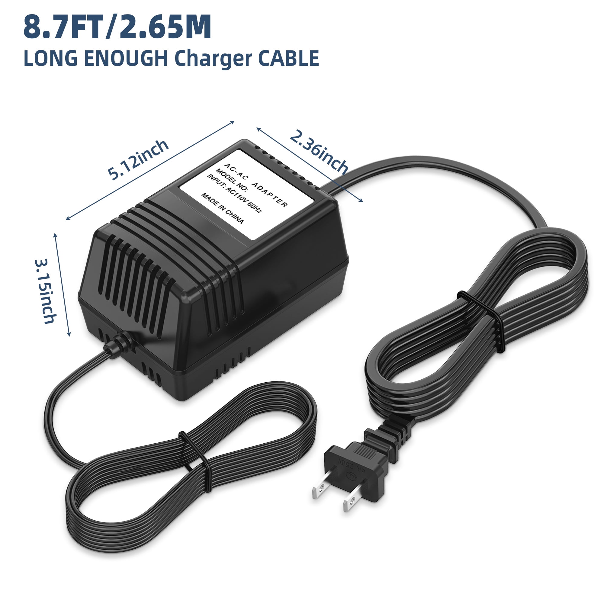 PGENDAR AC to AC Adapter Charger for Jeek ThreeQ EQ Compressor 3Q MIC PREAMP THREEQ Power Supply Cord Mains PSU