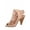Beige, variant on Shaky-S Women's Fashion Open Toe Ankle Strap Buckle Chunky Heels Strappy Sandals Shoes