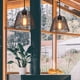 thumbnail image 2 of Iluminación de isla de cocina de estilo rústico para uso en múltiples escenas, colgante de cocina de malla de metal con estética industrial y portalámparas E26, mejore el ambiente de su cocina con, 2 of 5