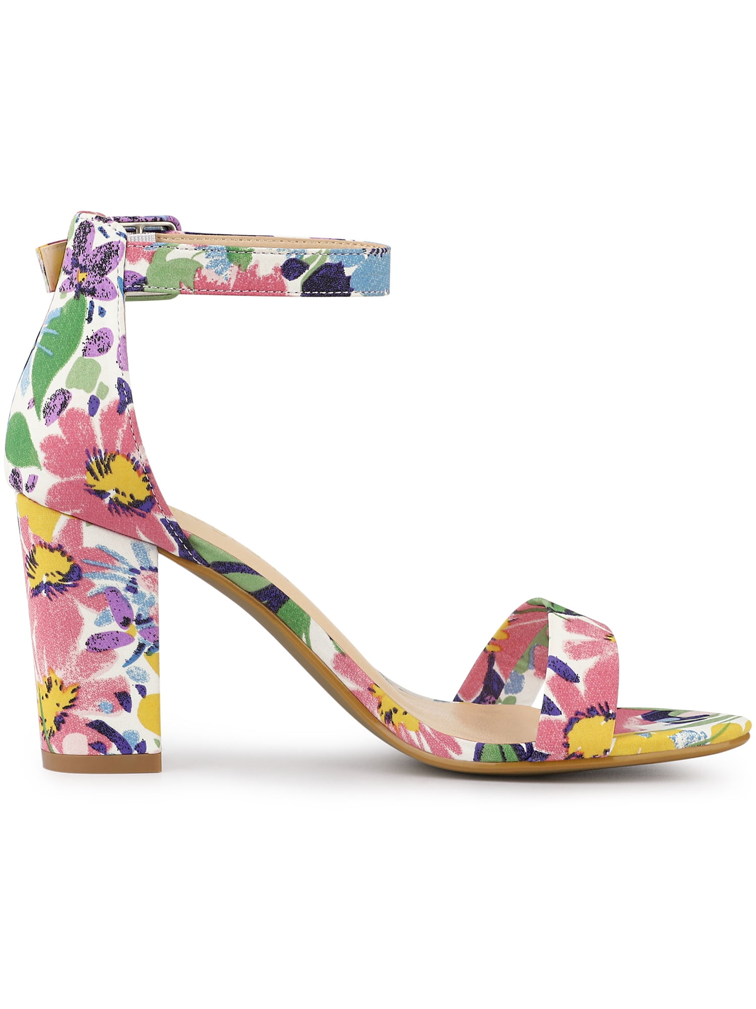 Dolce & Gabbana Multicolor floral print Wedges Floral Ankle Strap Wome