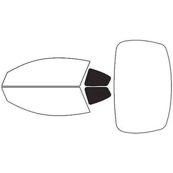 Rvinyl Window Tint Kit Compatible with Nissan Altima 2008-2013 (Coupe) - Back Precut Kit - 20%