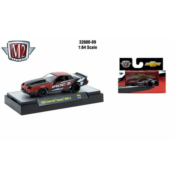 M2 Machines 1:64 Detroit Muscle R89 1985 Chevrolet Camaro Iroc-Z