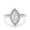 Silver, variant on Yellow Tone, Simulated Cubic Zirconia Size-9 Halo Marquise Art Deco Engagement Wedding Bridal Ring 925 Sterling Silver