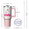 thumbnail image 2 of Classic Stainless Steel Tumbler Gift for Mom - 40 Oz Cup with Lid and Straw - Mothers Day Birthday Christmas Gift for Mom Wife Grandma, 2 of 5