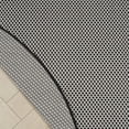 thumbnail image 6 of Nourison Courtyard 5' x Round Black White Modern Rug, 6 of 10