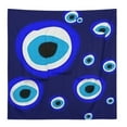 thumbnail image 4 of Evil Eye Talisman Bathrobe Plush Bathrobe Cozy Unisex Winter Bathrobe Warm Water Absorbent, 4 of 9