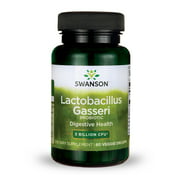 Swanson Lactobacillus Gasseri Probiotic Vegetable Capsules, 3 Billion Cfu, 60 Count