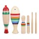 thumbnail image 4 of Juguete musical Montessori Baoblaze 3 piezas instrumento de percusión para niños, 4 of 8