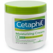 Cetaphil Moisturizing Cream for Dry/Sensitive Skin, Fragrance Free 16 oz