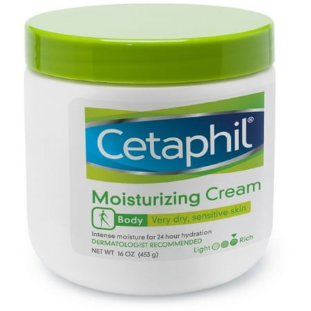 Cetaphil Moisturizing Cream for Dry/Sensitive Skin, Fragrance Free 16 oz